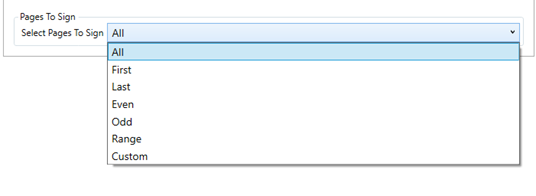 Select Pages to Sign